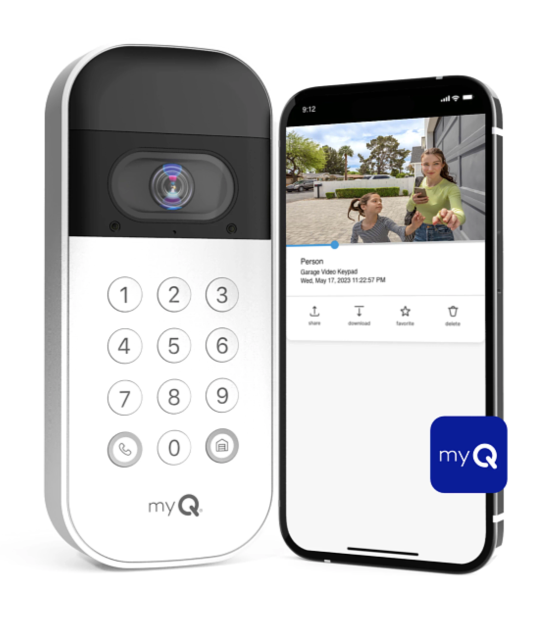 SmartView Garage Door Keypad — See, Talk & Secure Your Home From Anywhere