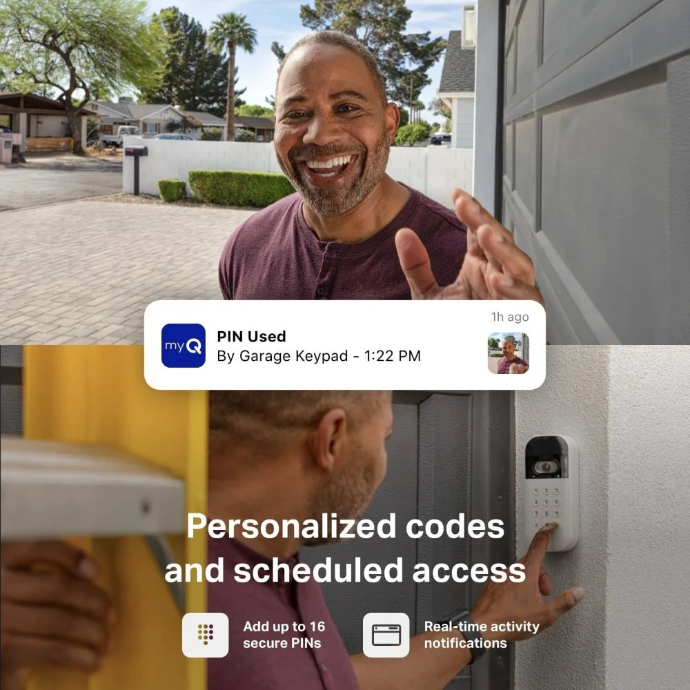 SmartView Garage Door Keypad — See, Talk & Secure Your Home From Anywhere