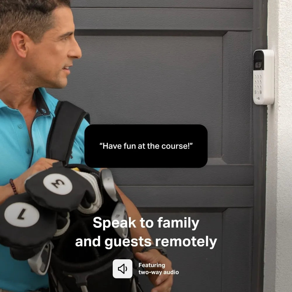 SmartView Garage Door Keypad — See, Talk & Secure Your Home From Anywhere