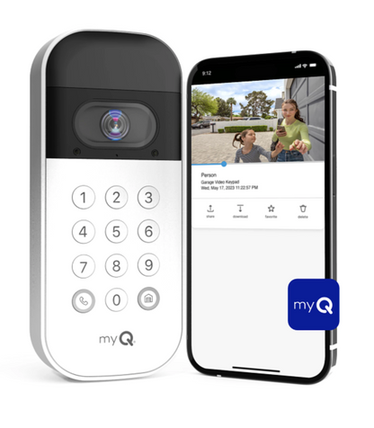 SmartView Garage Door Keypad — See, Talk & Secure Your Home From Anywhere